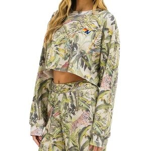 Jungle Crop Crewneck